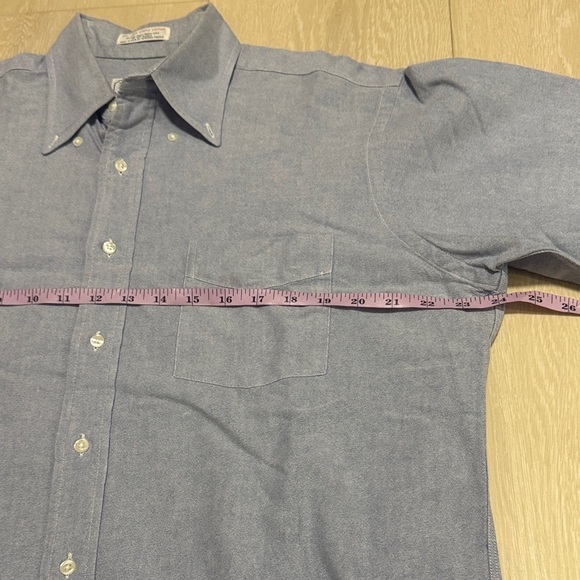 3/$10 Huntington Blue Men's Casual Button-Down Shirt - Picture 3 of 7